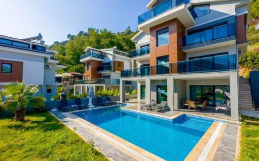Sea View 4 Bedroom For Sale Detached Villa in Gocek-Turkey Property in Fethiye