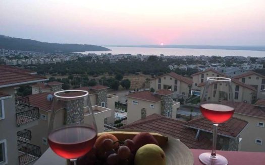 Stunning Sea View 2-bedroom Apartment for Sale in Pine Village in Akbuk