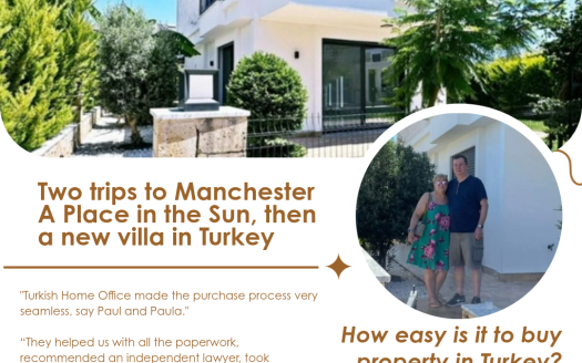 Two trips to Manchester A Place in the Sun, then a new villa in Turkey
